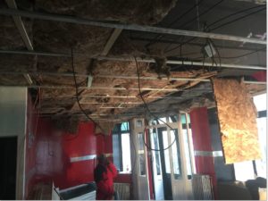 Plafond coupe feu pendant la rénovation
