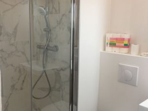 Douche après